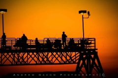 Sunset at Edgewater Pier